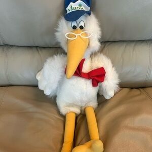 Rare Vlassic Foods 1989 Stork Plush